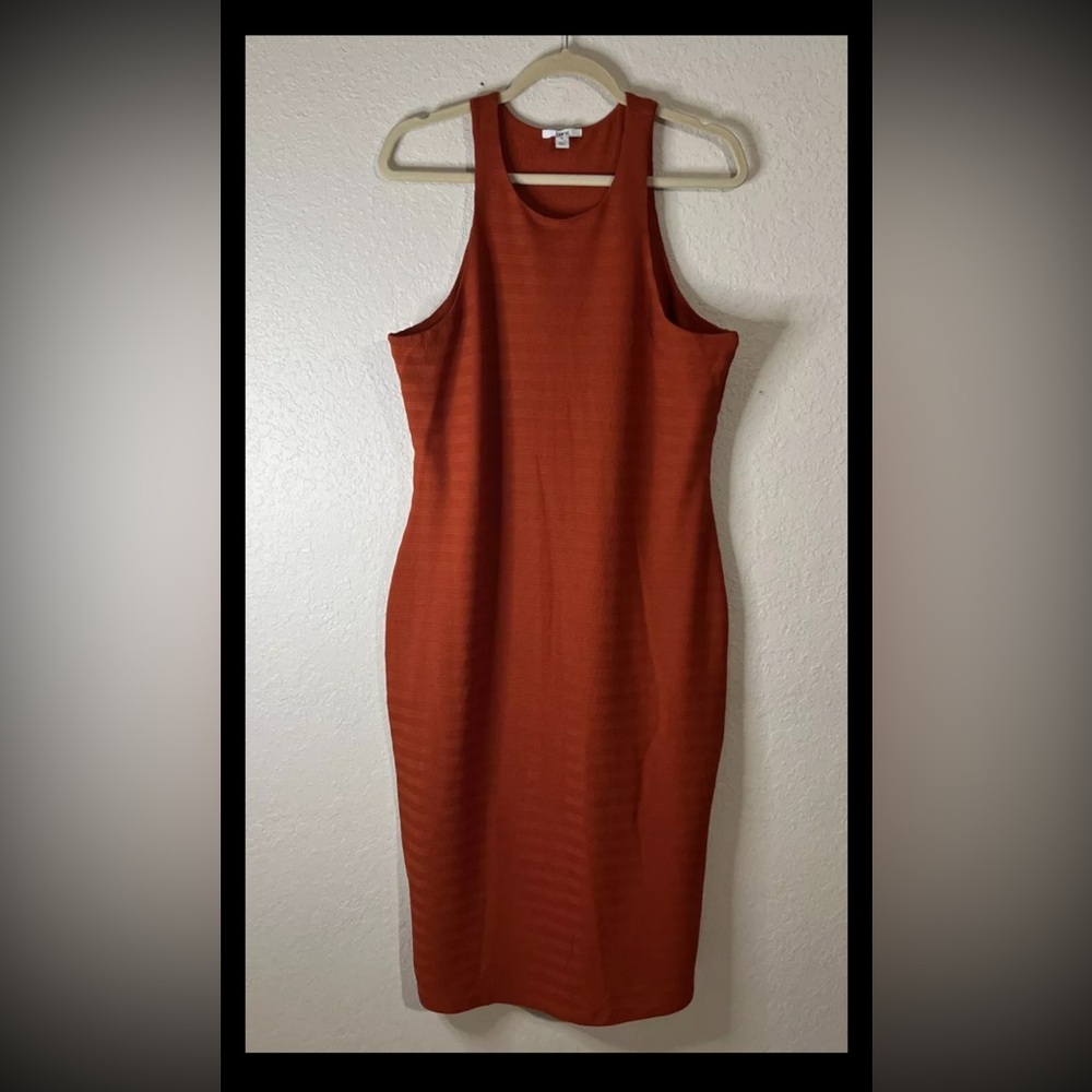 Bar III Dresses Womens Orange Size L
